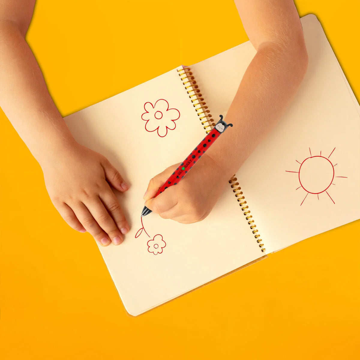 Legami Zweifarbiger Kugelschreiber Ladybug - Click&Clack