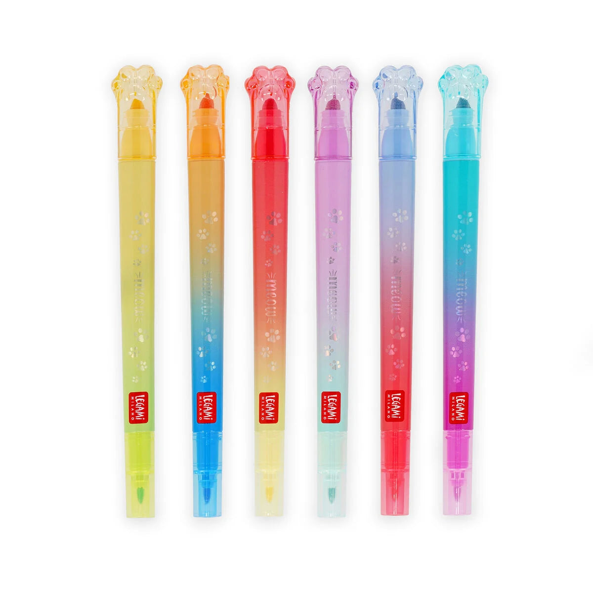 Legami Set mit 6 Dual-Tip-Layering-Markern - Miau