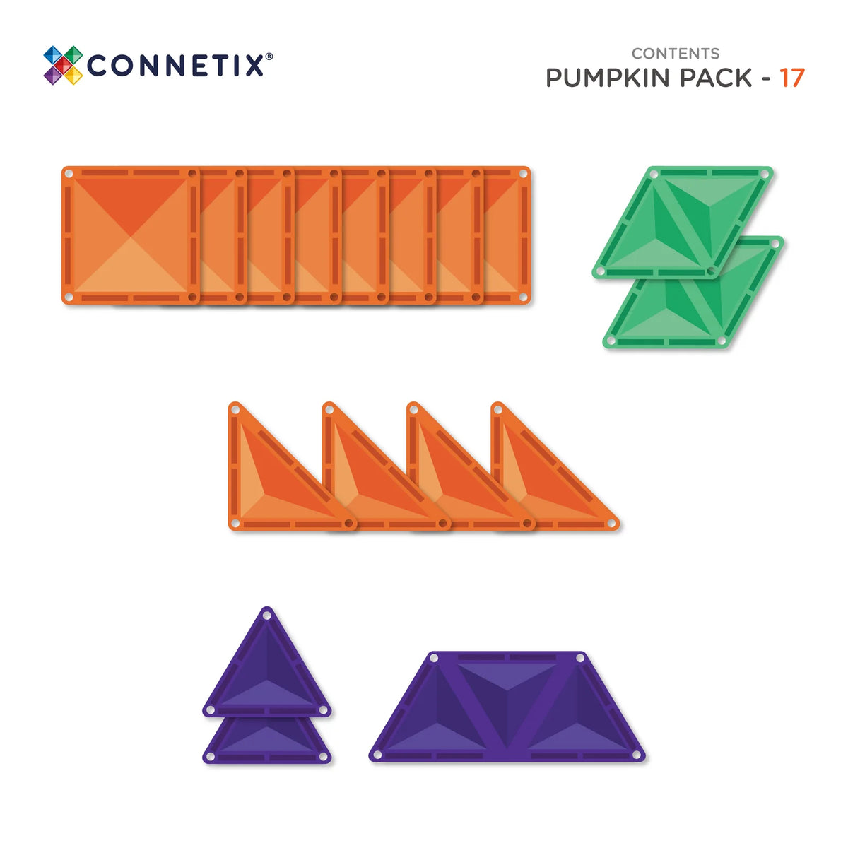 Connetix Halloween Pumpkin Pack