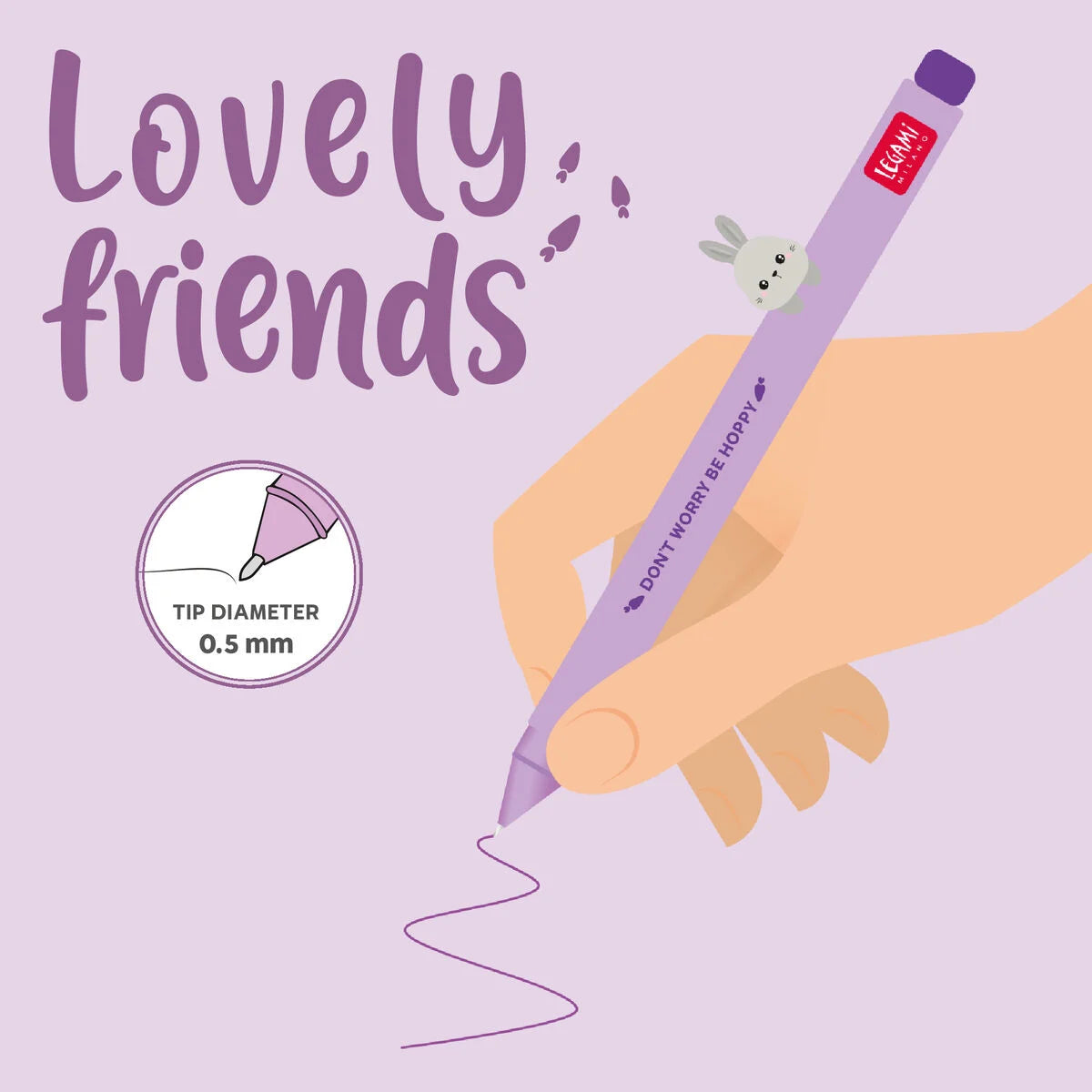 Legami Gelstift Lovely Friends - Hase