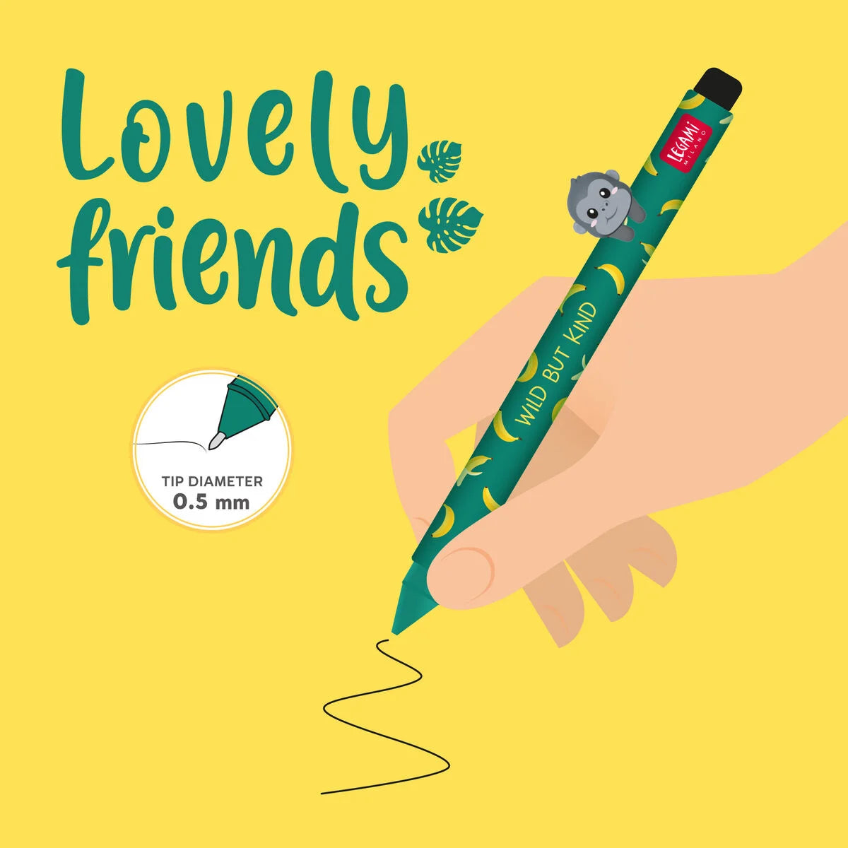 Legami Gelstift Lovely Friends - Gorilla