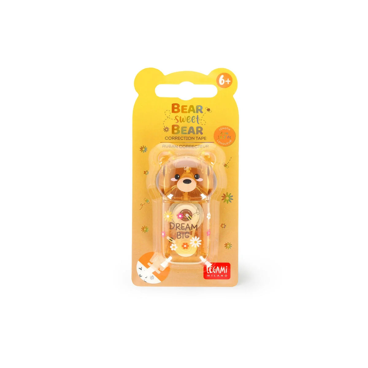 Legami - Bear Sweet Bear - 2-in-1 Korrekturband und Klebeband
