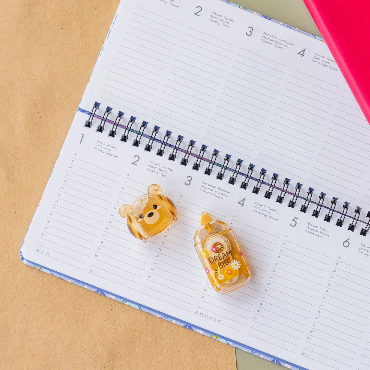Legami - Bear Sweet Bear - 2-in-1 Korrekturband und Klebeband