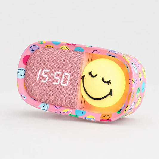 MOB Nachtlichtwecker Smiley - Rosa