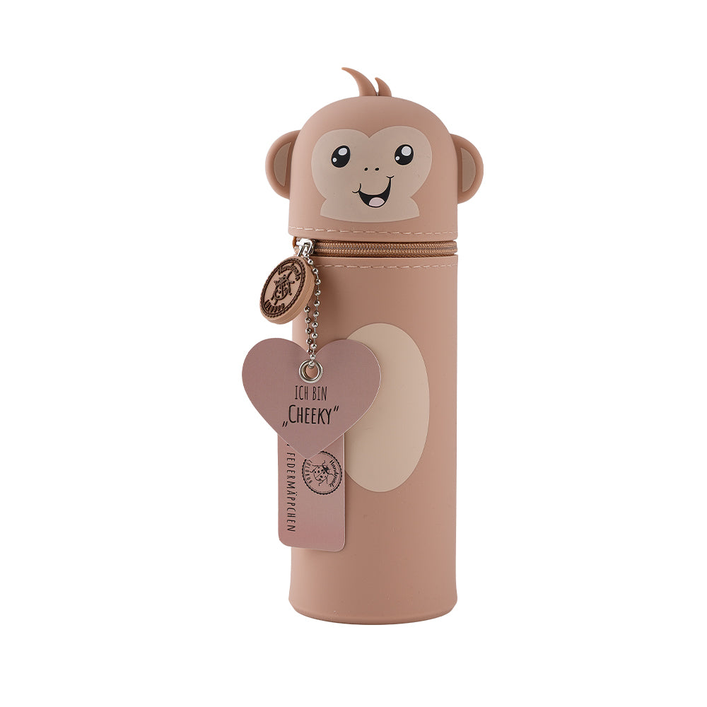 Lulubug Lustiges Tiermäppchen aus Silikon Affe „Cheeky“