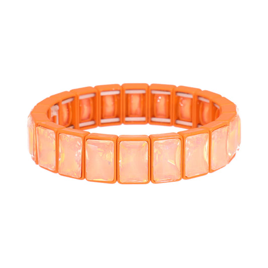 Magic Pearl Color Pop Gems Armband Sunset Orange