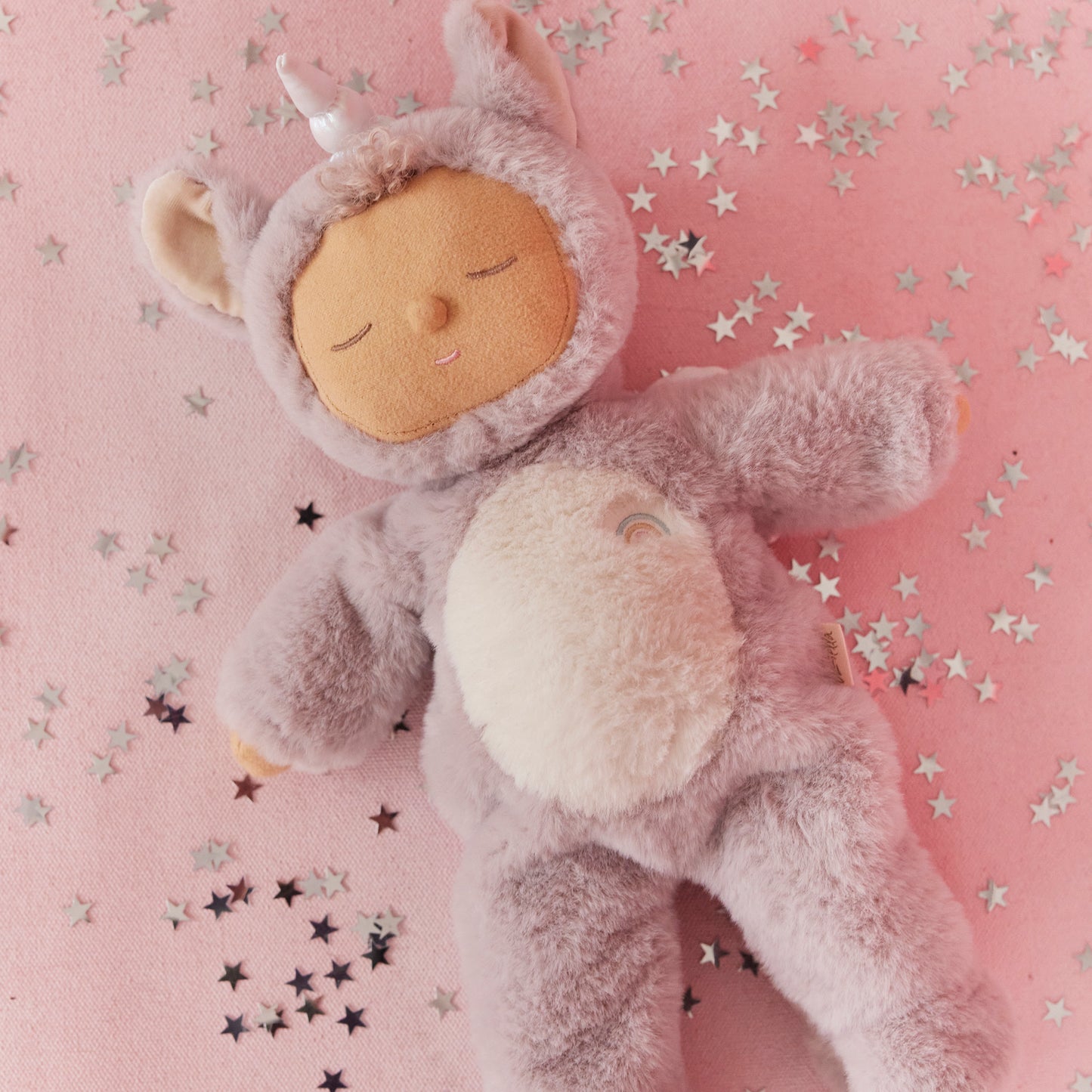 Olli Ella Cozy Dinkum Unicorn Lilac