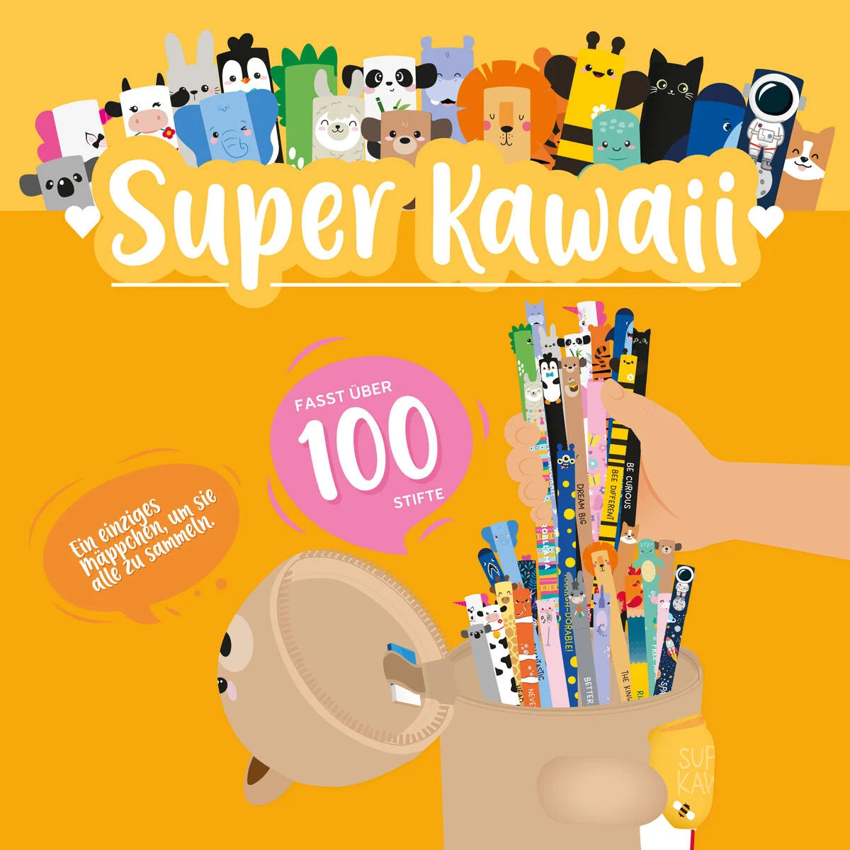Legami Tischstiftehalter - Super Kawaii Teddybär