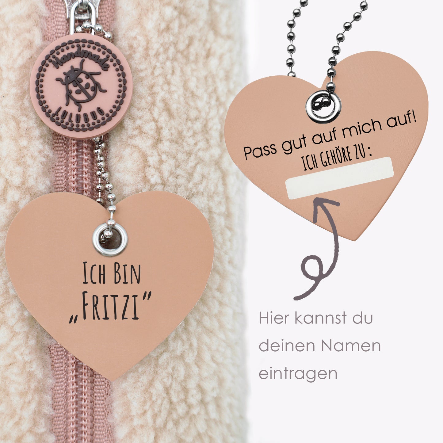 Lulubug Stiftemäppchen Dackel Fritzi - Fell