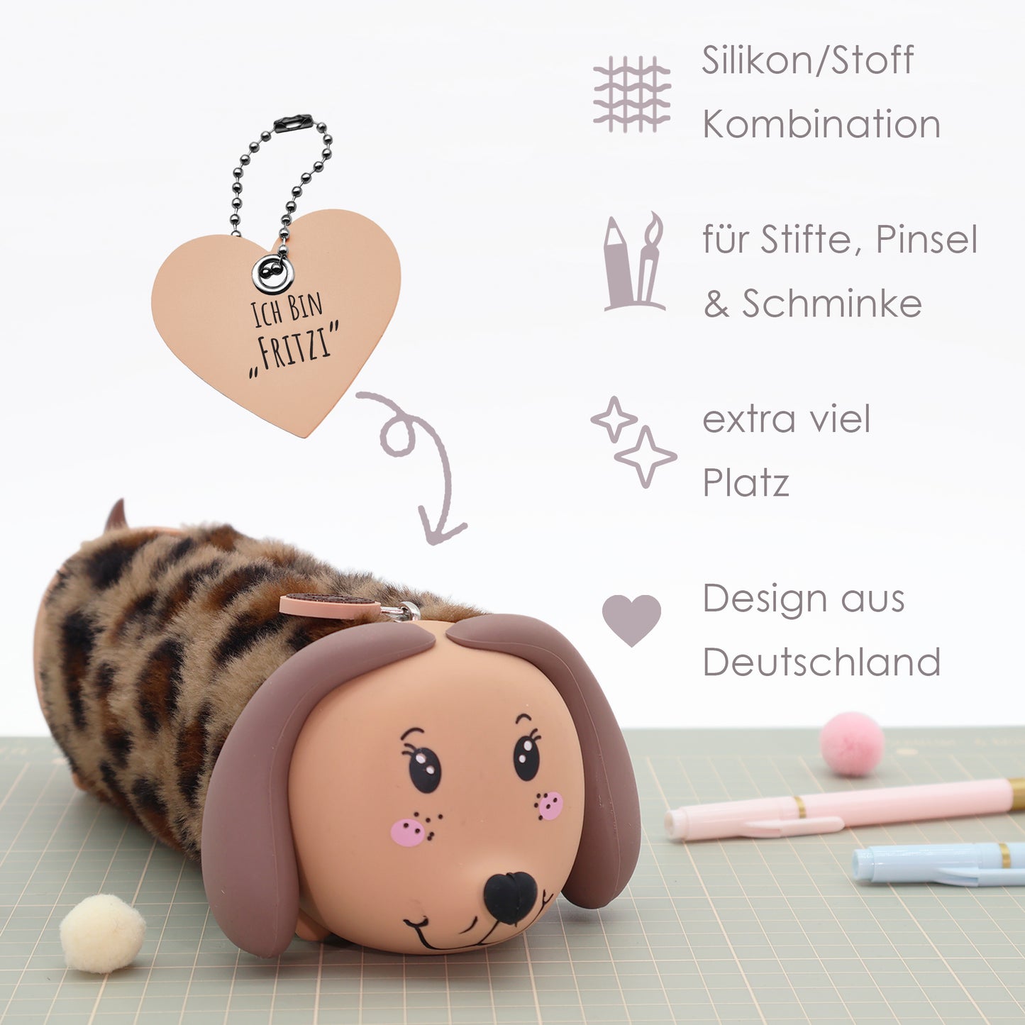 Lulubug Stiftemäppchen Dackel Fritzi - Leo