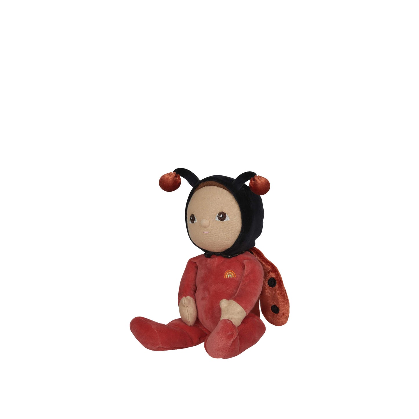 Olli Ella Dinky Dinkum Dolls - Lola Ladybug - red