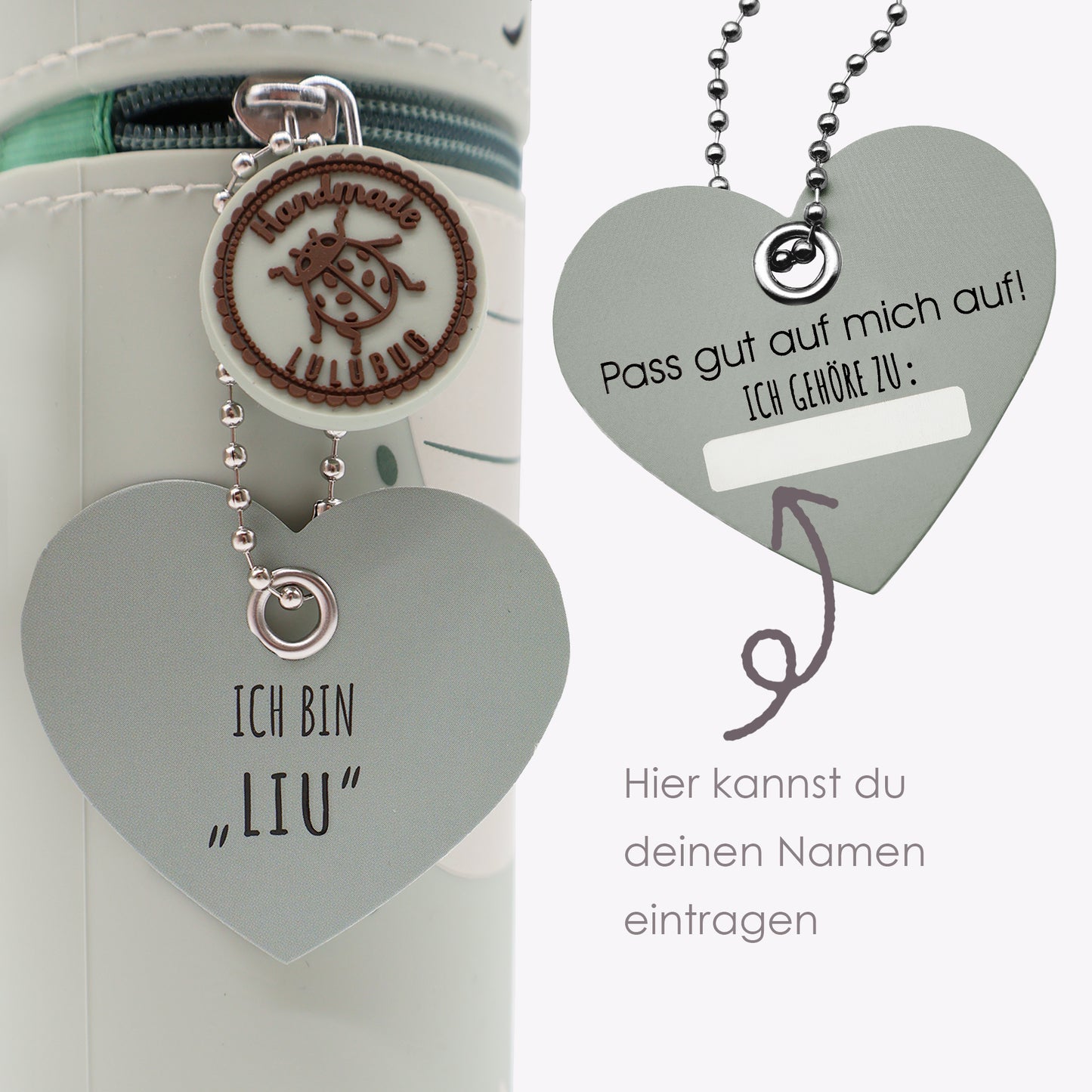 Lulubug Lustiges Mäppchen aus Silikon Drache Liu