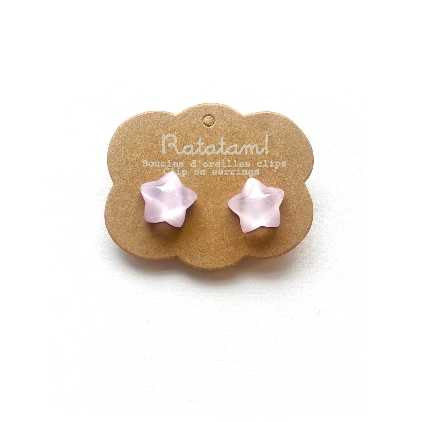 Ratatam! Ohrclips Sterne lila