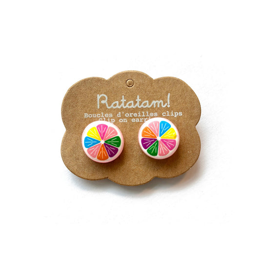 Ratatam! Ohrclips Grapefruit