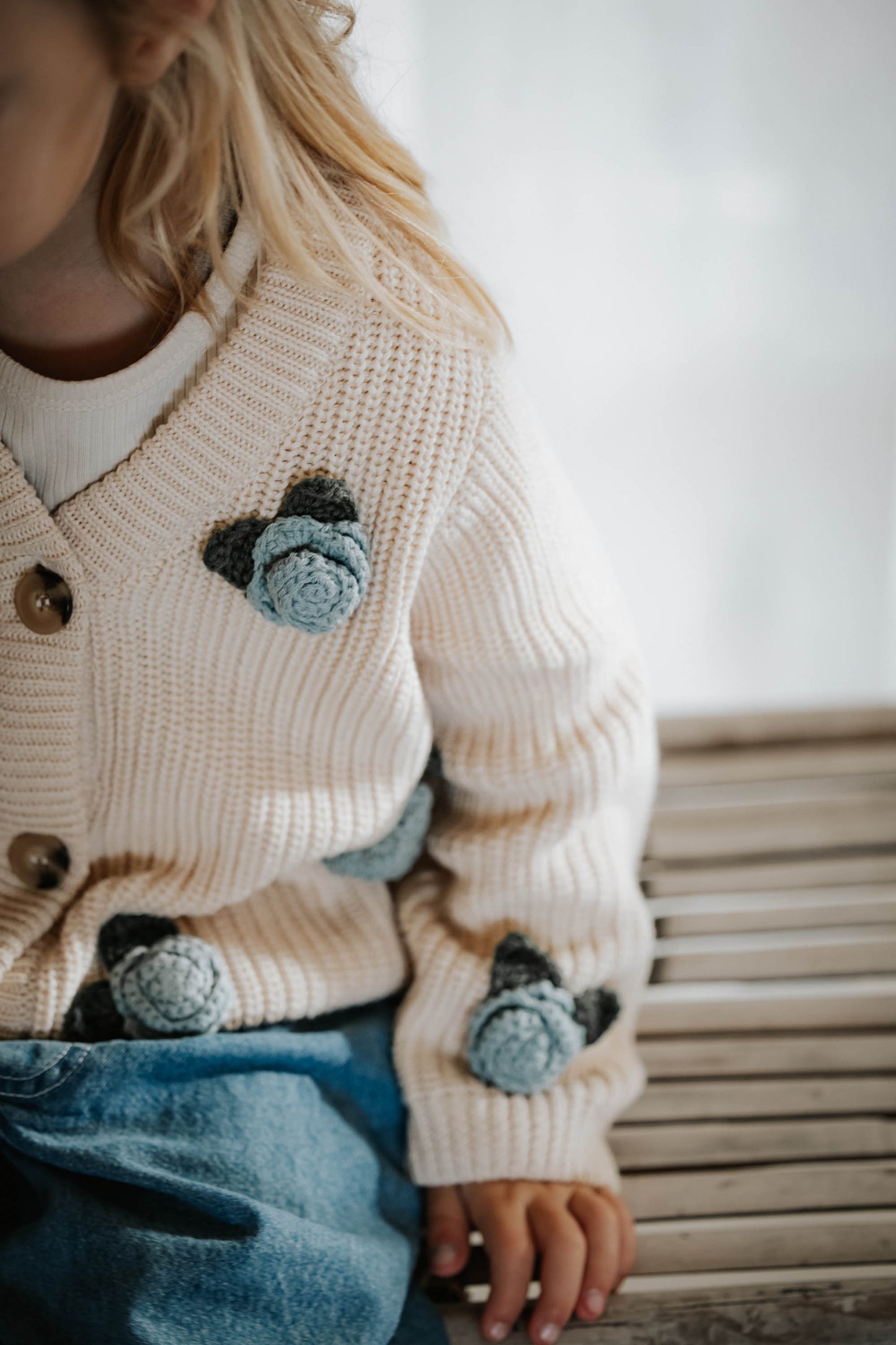 Fliink Cool Flower Strickjacke