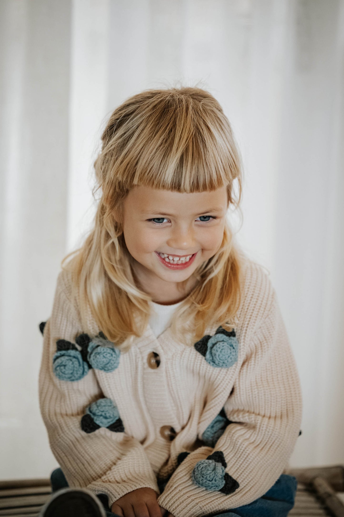 Fliink Cool Flower Strickjacke