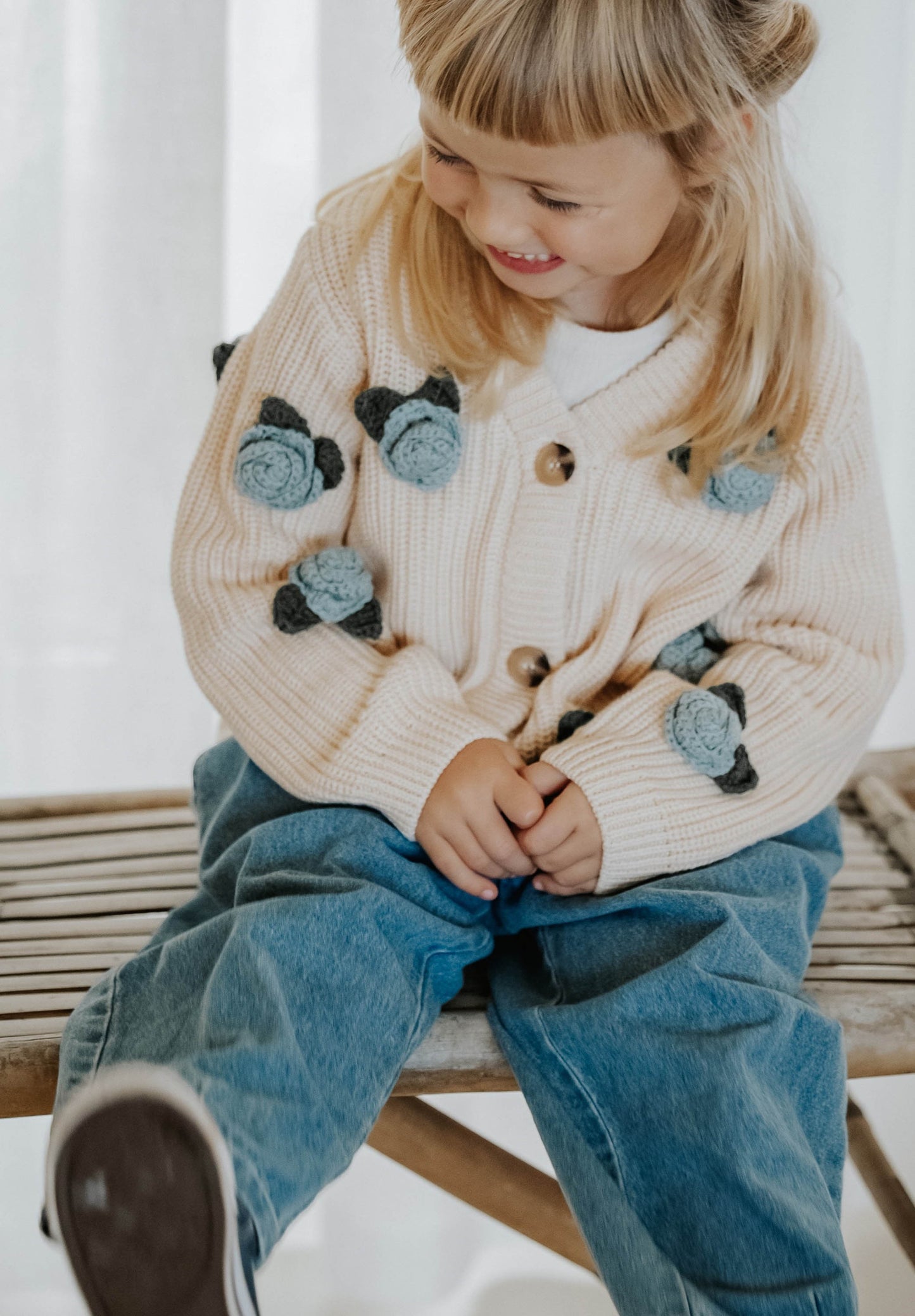 Fliink Cool Flower Strickjacke