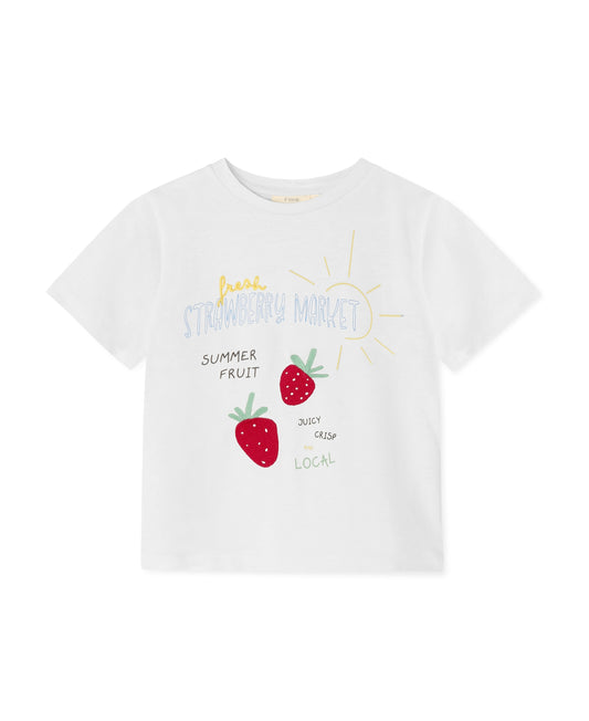 Fliink Sommer Erdbeer T-Shirt