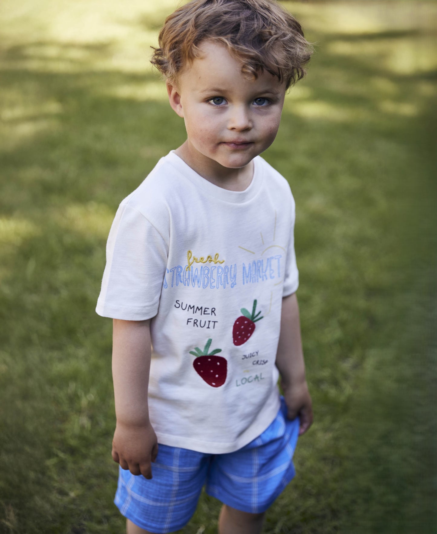 Fliink Sommer Erdbeer T-Shirt