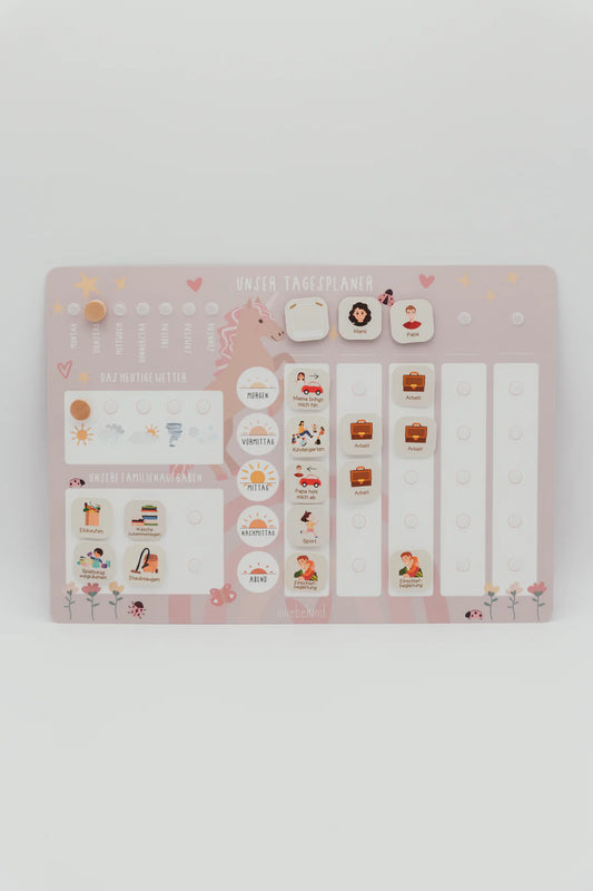 inliebekind Tagesplaner/Familienplaner inkl Symbole EINHORN