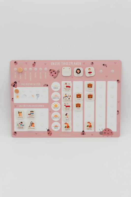 inliebekind Tagesplaner/Familienplaner inkl Symbole MARIENKÄFER