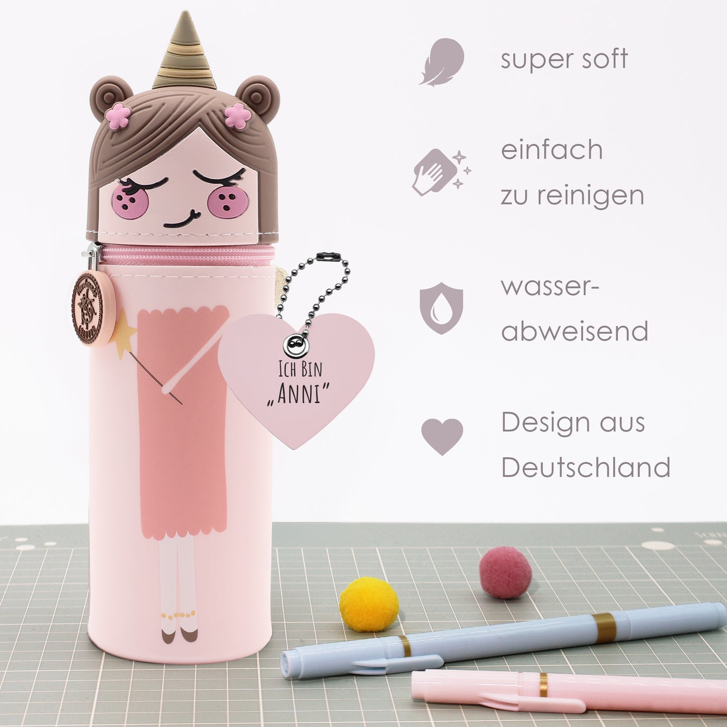 Lulubug Lustiges Mäppchen aus Silikon Fee Anni