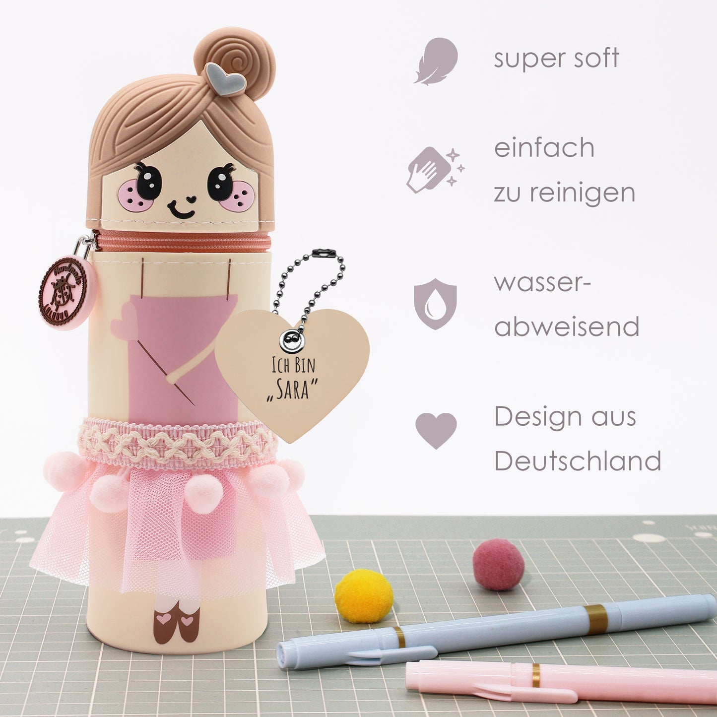 Lulubug Lustiges Mäppchen aus Silikon Fee Sara
