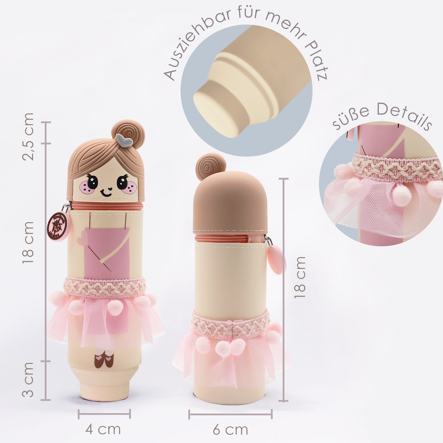 Lulubug Lustiges Mäppchen aus Silikon Fee Sara