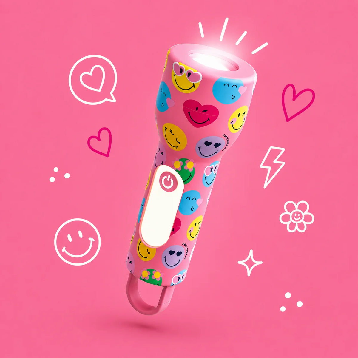 MOB Taschenlampe Smiley - Rosa