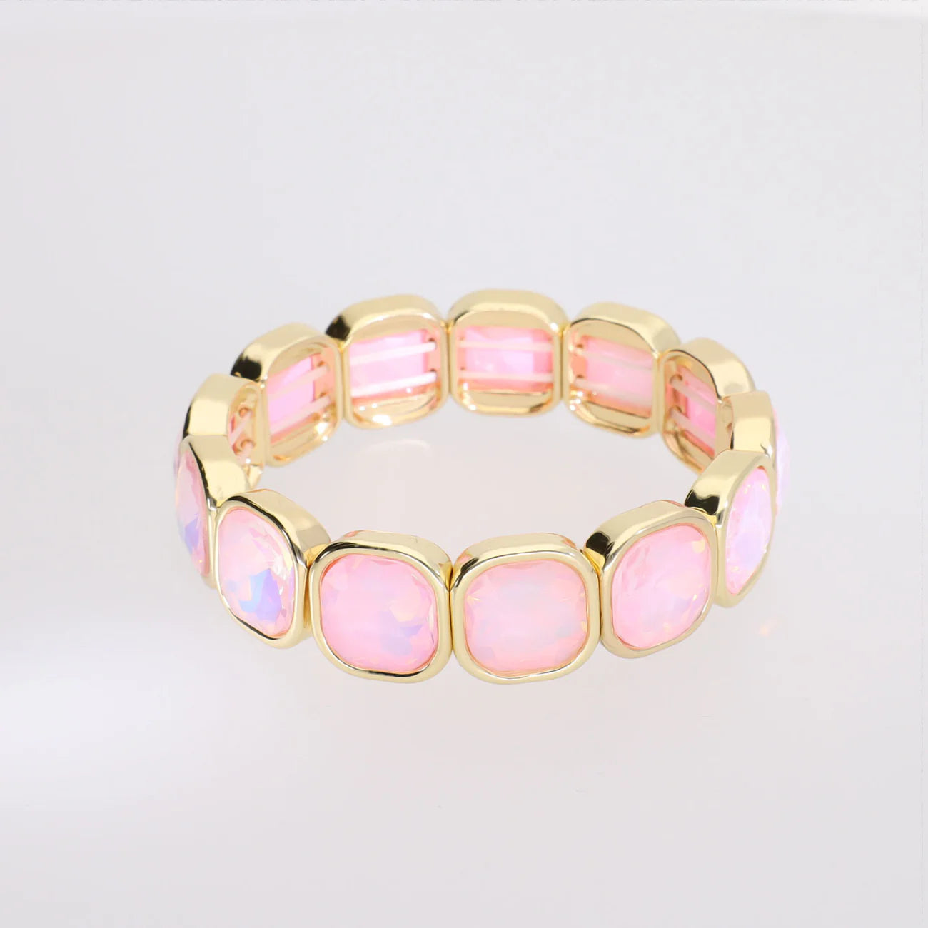 Magic Pearl Gemstone Armband - rose