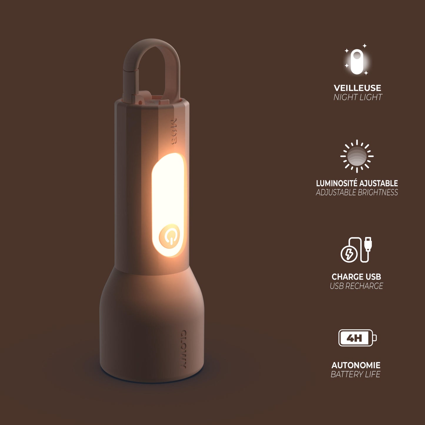 MOB Taschenlampe Glowy - pink
