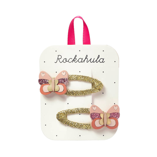 Rockahula Patchwork Schmetterlings Haarspangen