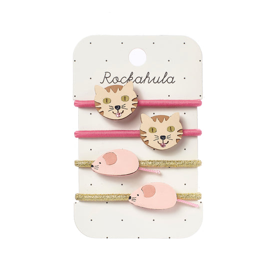 Rockahula Tabby Katz und Maus Haargummis