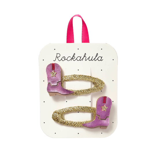 Rockahula Dolly Disco Cowgirl Boots Haarspangen