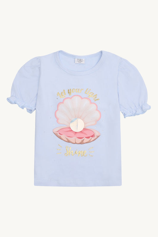 Hust & Claire Alma- T-shirt Muschelmotiv