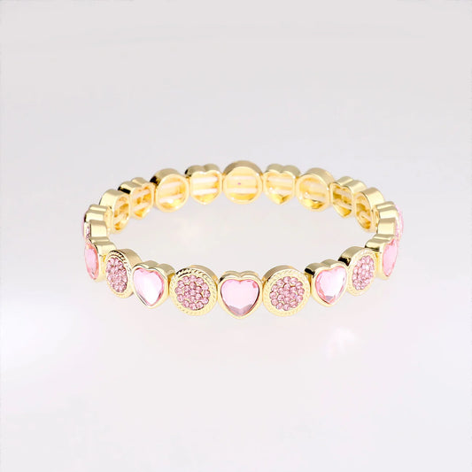 Magic Pearl Lovely Gems Armband - rose