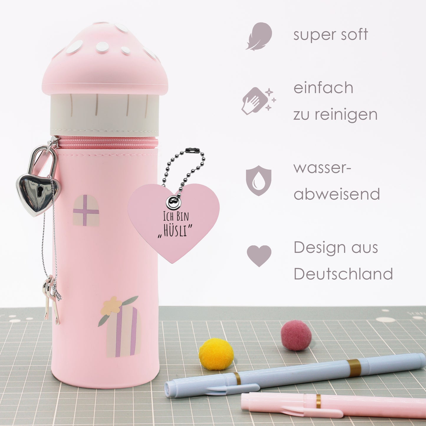 Lulubug Lustiges Mäppchen aus Silikon Haus Hüsli