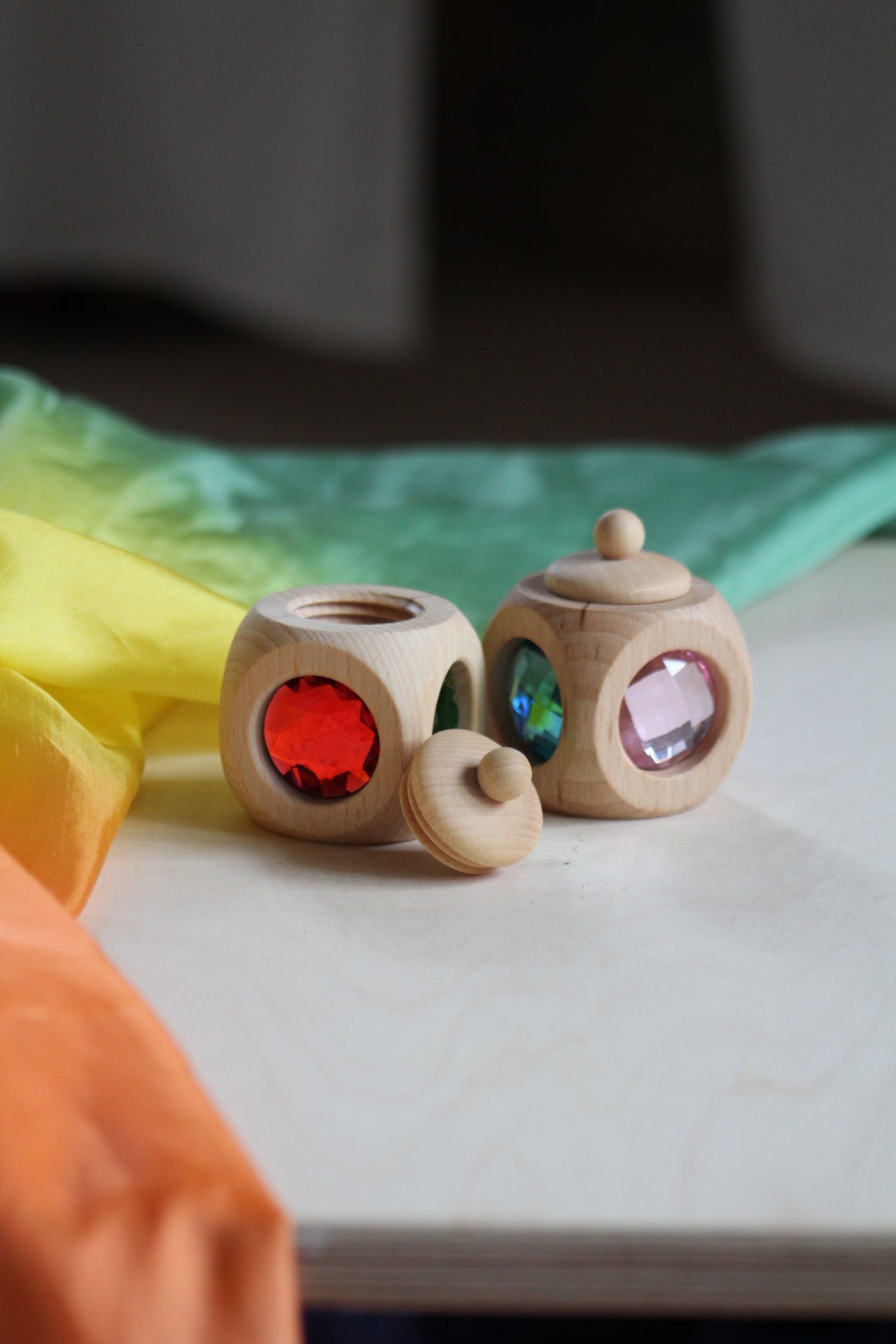 bauspiel Zahndose Pastell