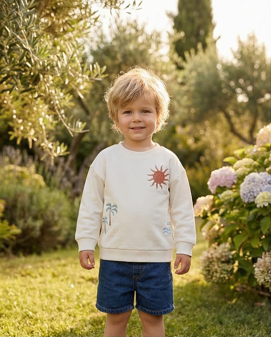 Hust & Claire Sweatshirt Sejer Palms
