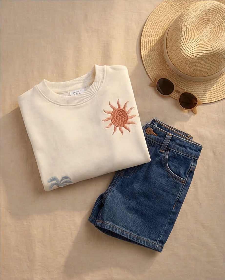 Hust & Claire Sweatshirt Sejer Palms