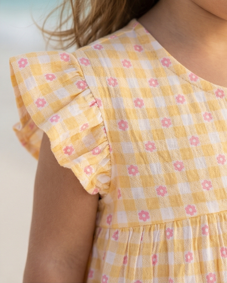 Hust & Claire Bluse Alma Flower Check
