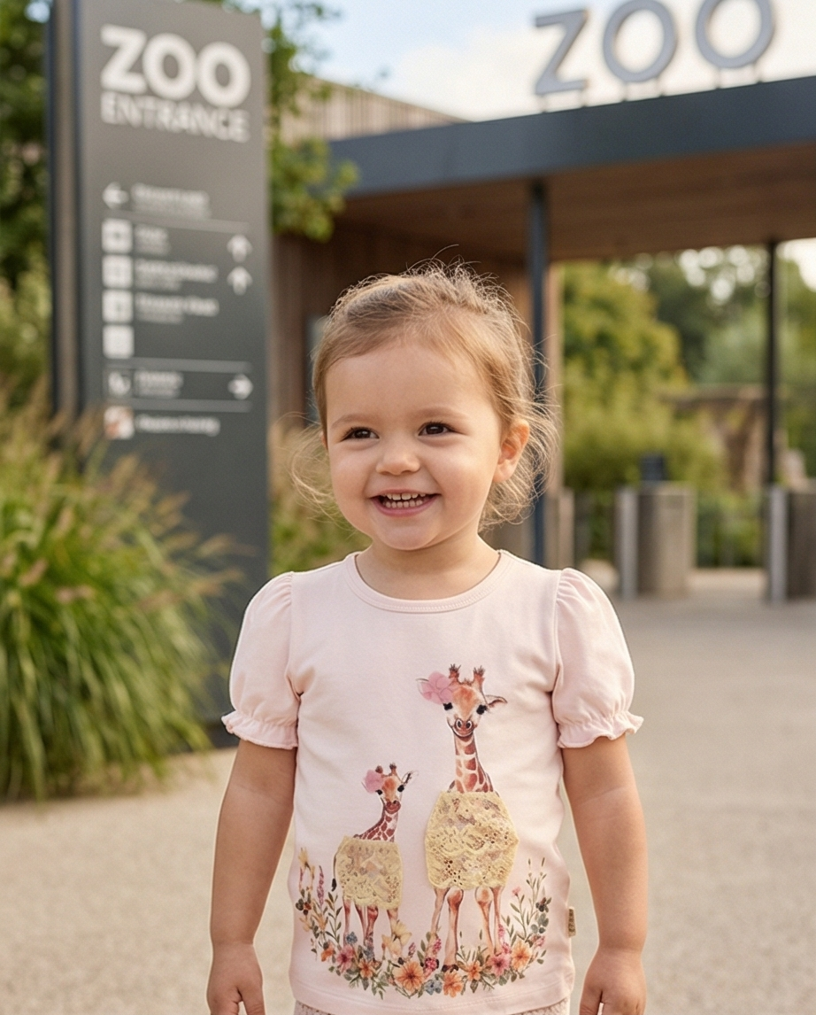Hust & Claire Hust & Claire T-Shirt Alma Giraffe