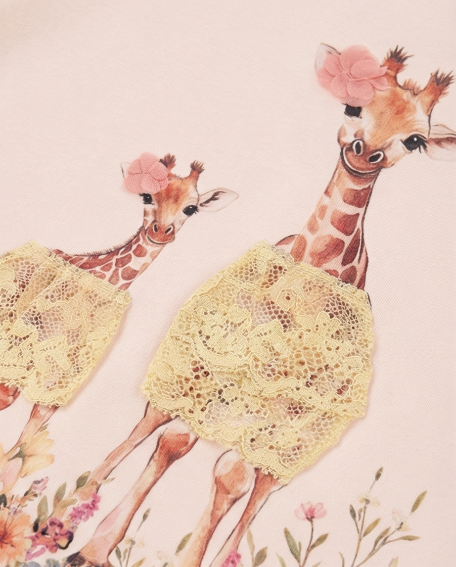 Hust & Claire Hust & Claire T-Shirt Alma Giraffe