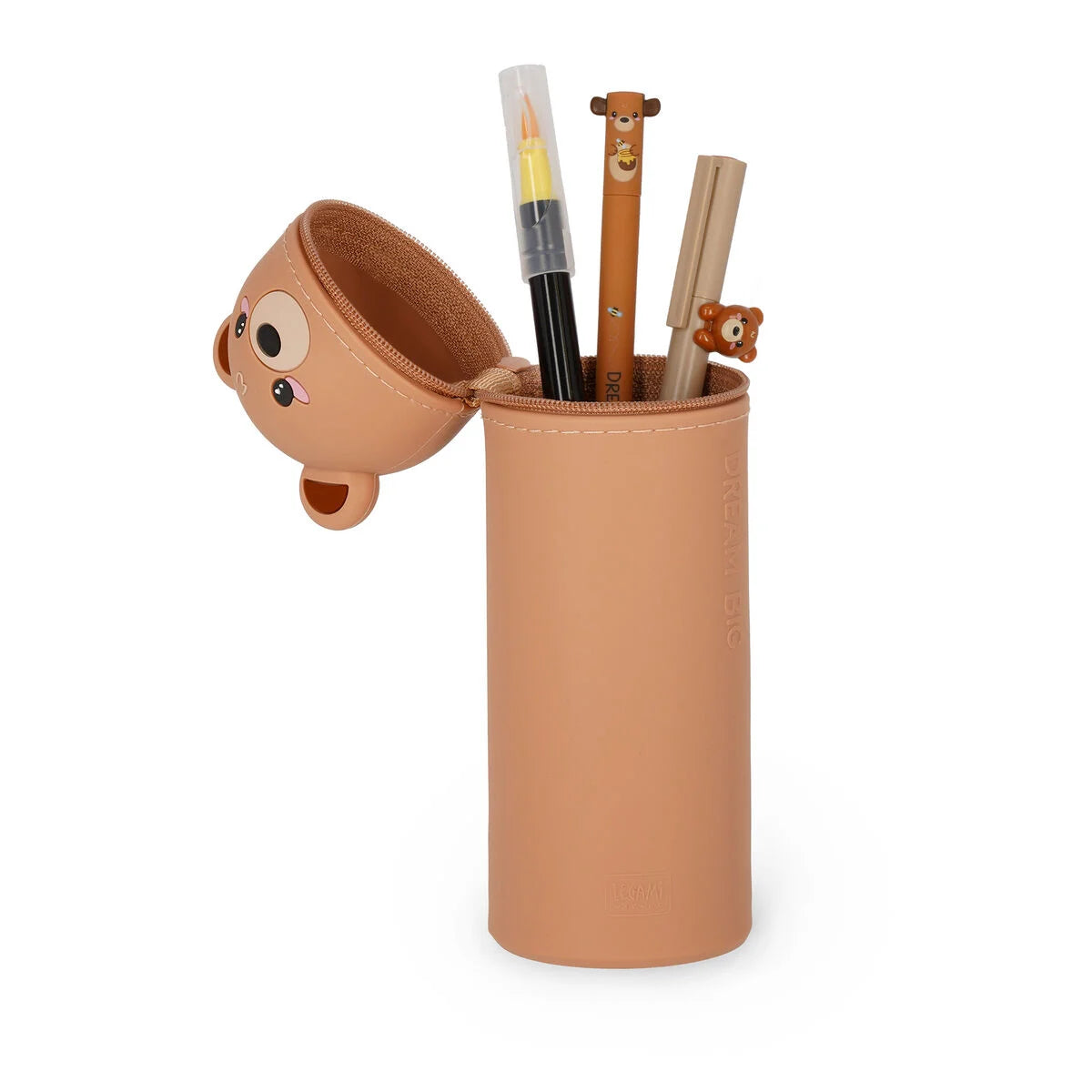 Legami Teddybär "Dream Big" 2-in-1 Silikon Federmäppchen