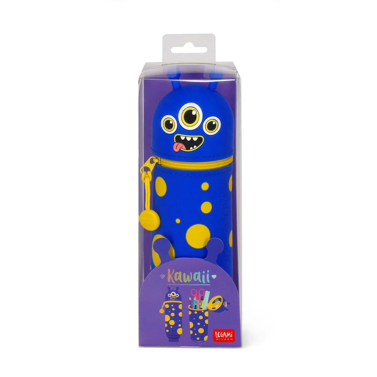 Legami Monster "Aaargh-dorable!" 2-in-1-Stiftetui aus Silikon