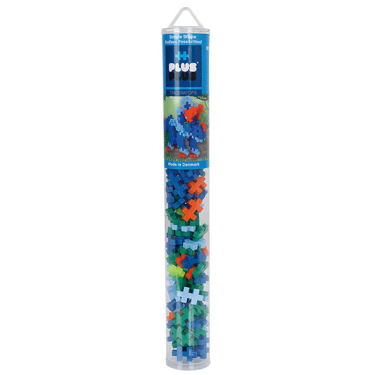 Plus-Plus Tube Mini Basic: Triceratops - 100 Bausteine