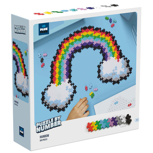 Plus-Plus Puzzle by Number: Regenbogen - 500 Bausteine