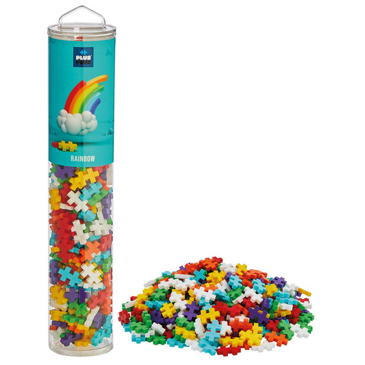 Plus-Plus Tube Mini Basic: Regenbogen - 240 Bausteine
