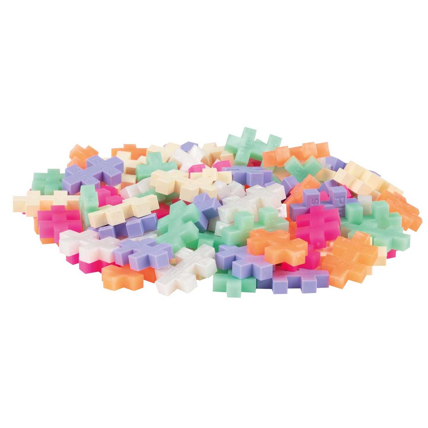 Plus-Plus Tube Mini Basic: Pearl - 100 Bausteine
