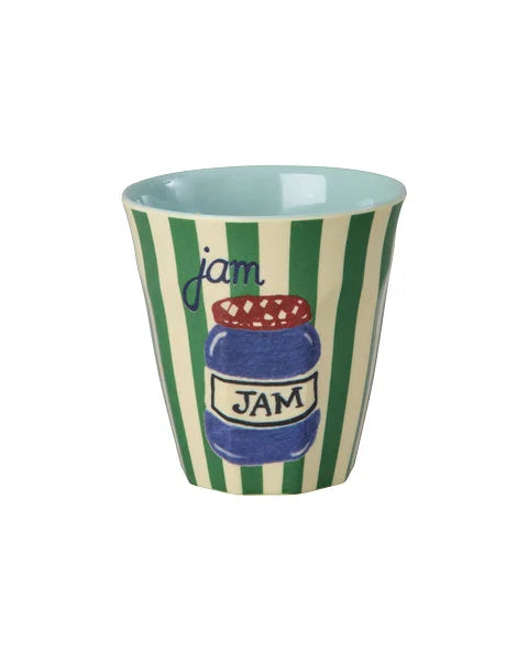 rice Melamin Kinderbecher mit ABC Print 6er Pack - 160ml